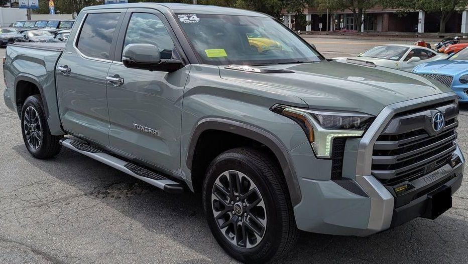 used 2024 Toyota Tundra Hybrid car, priced at $55,000