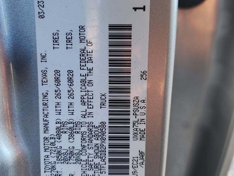 used 2023 Toyota Tundra car, priced at $41,000