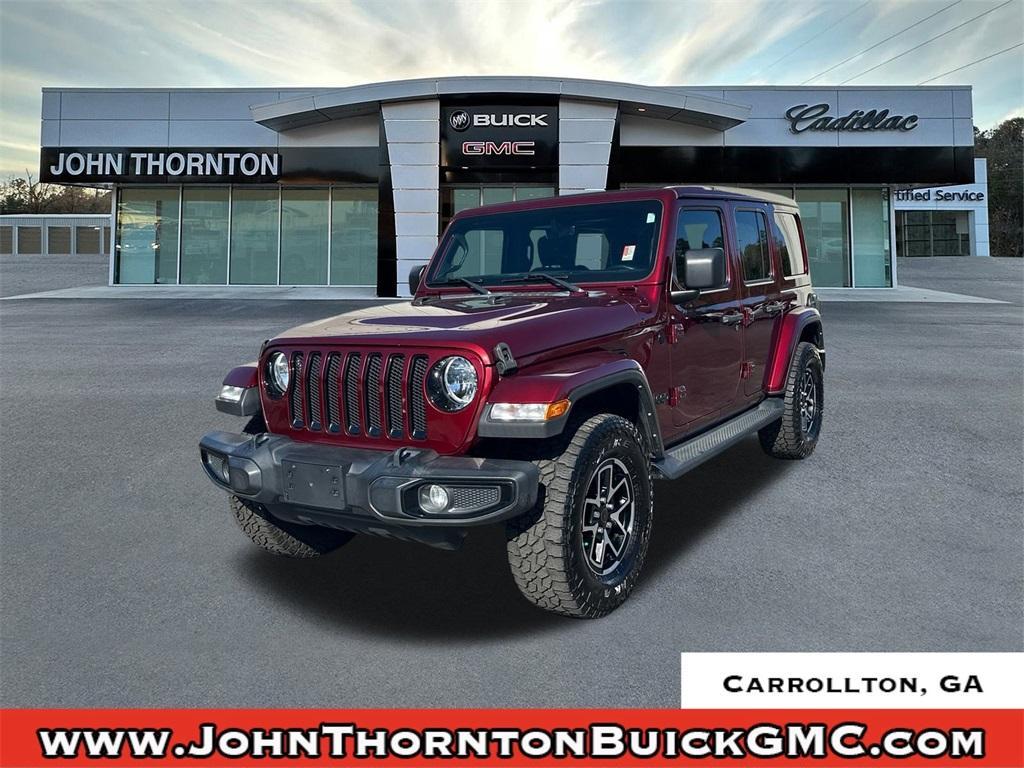 used 2021 Jeep Wrangler Unlimited car, priced at $26,882