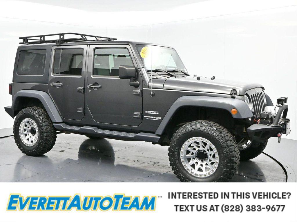 used 2018 Jeep Wrangler JK Unlimited car, priced at $25,000