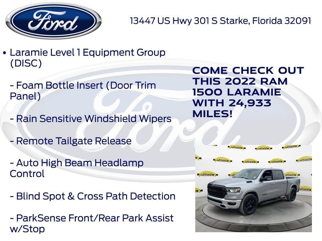used 2022 Ram 1500 car, priced at $35,753