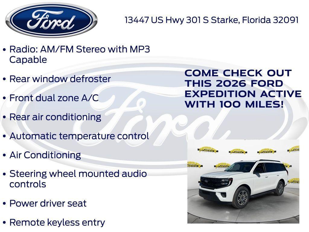 new 2026 Ford Expedition car, priced at $65,495