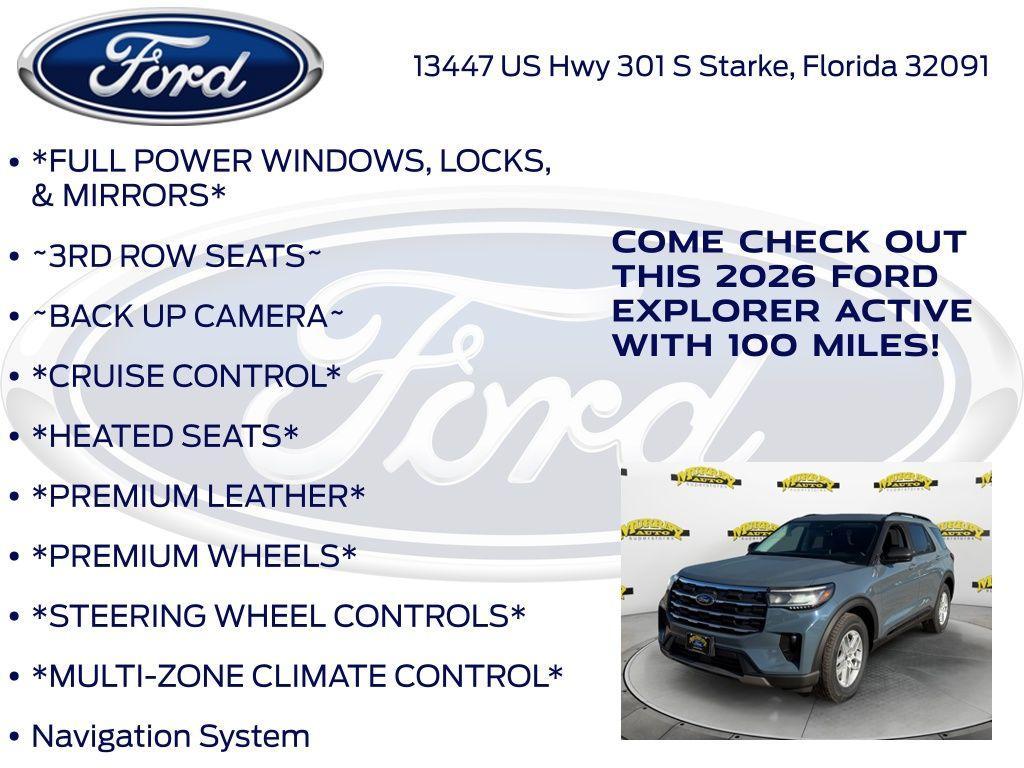 new 2026 Ford Explorer car, priced at $42,781