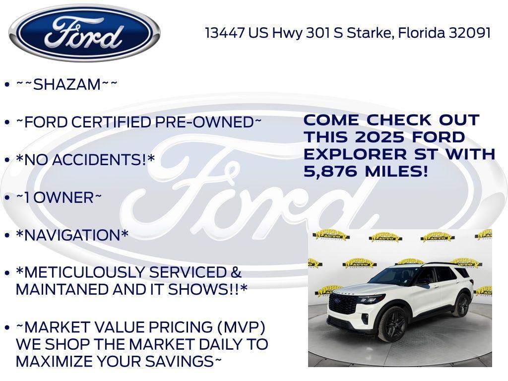 used 2025 Ford Explorer car, priced at $49,379