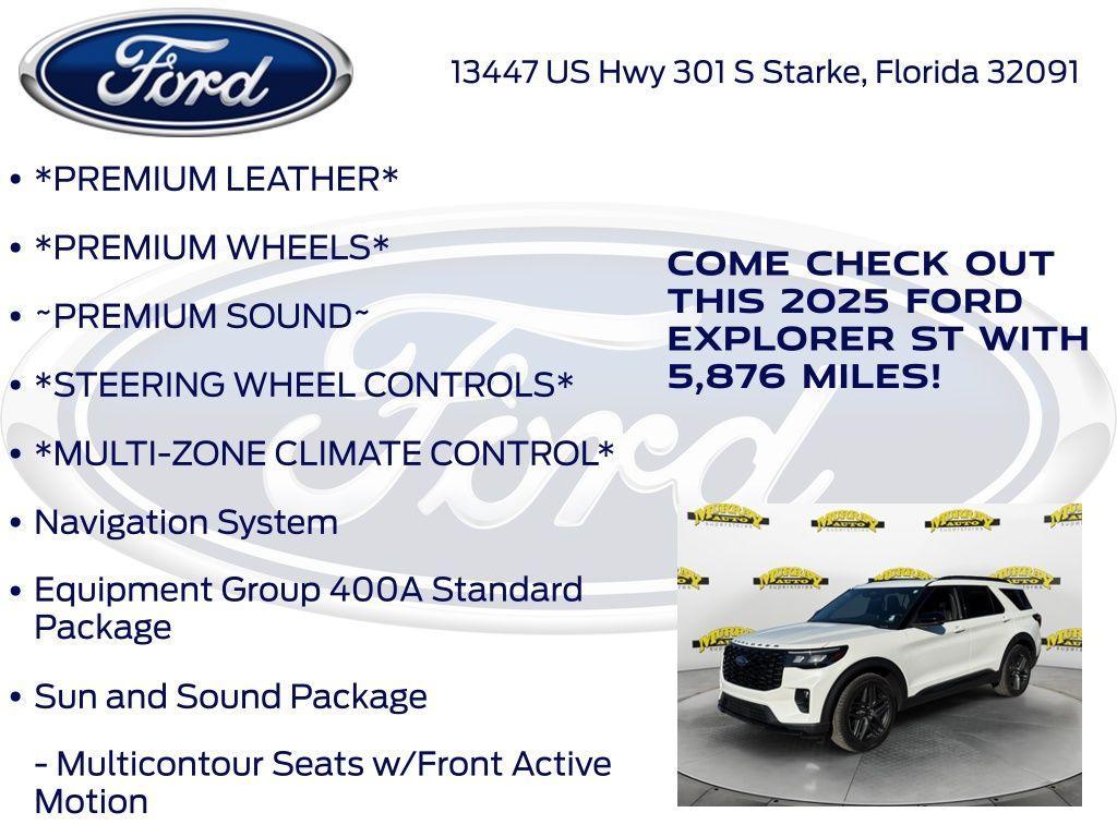 used 2025 Ford Explorer car, priced at $49,379