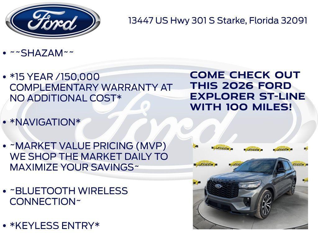 new 2026 Ford Explorer car, priced at $43,158