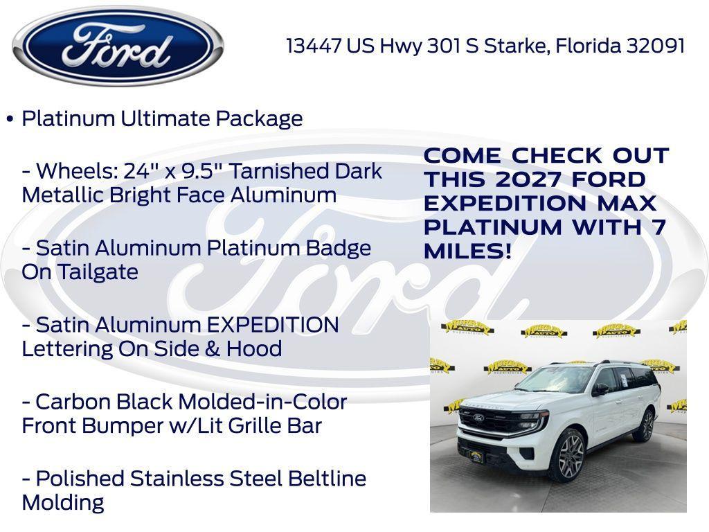new 2027 Ford Expedition Max car, priced at $100,368