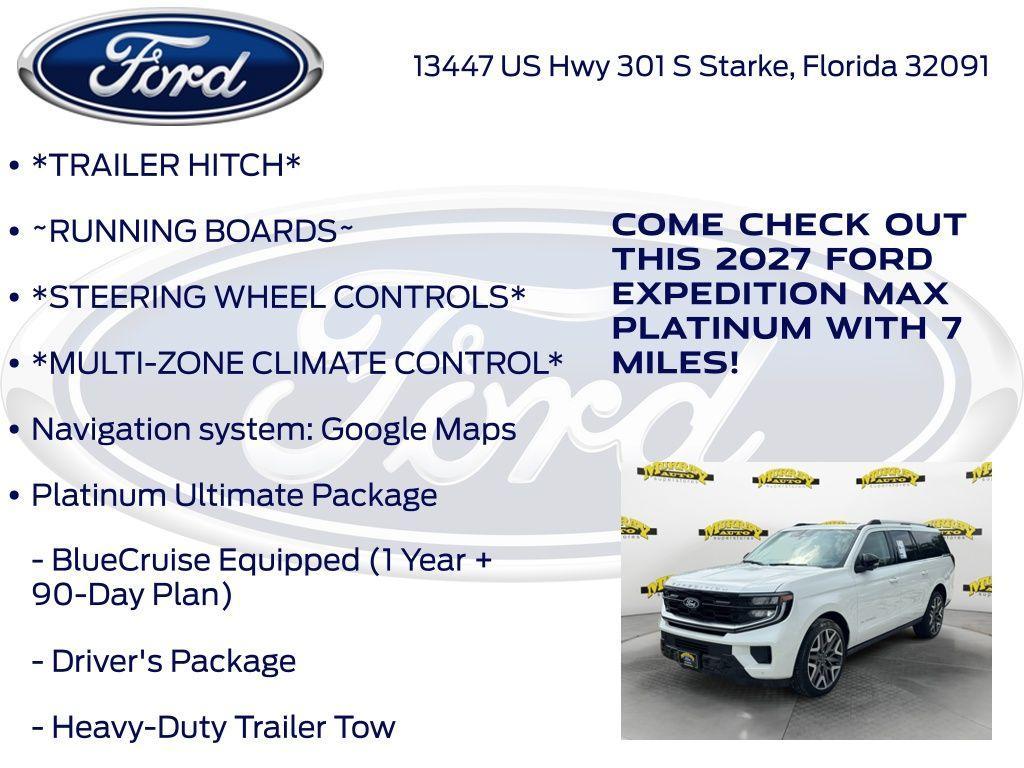 new 2027 Ford Expedition Max car, priced at $100,368