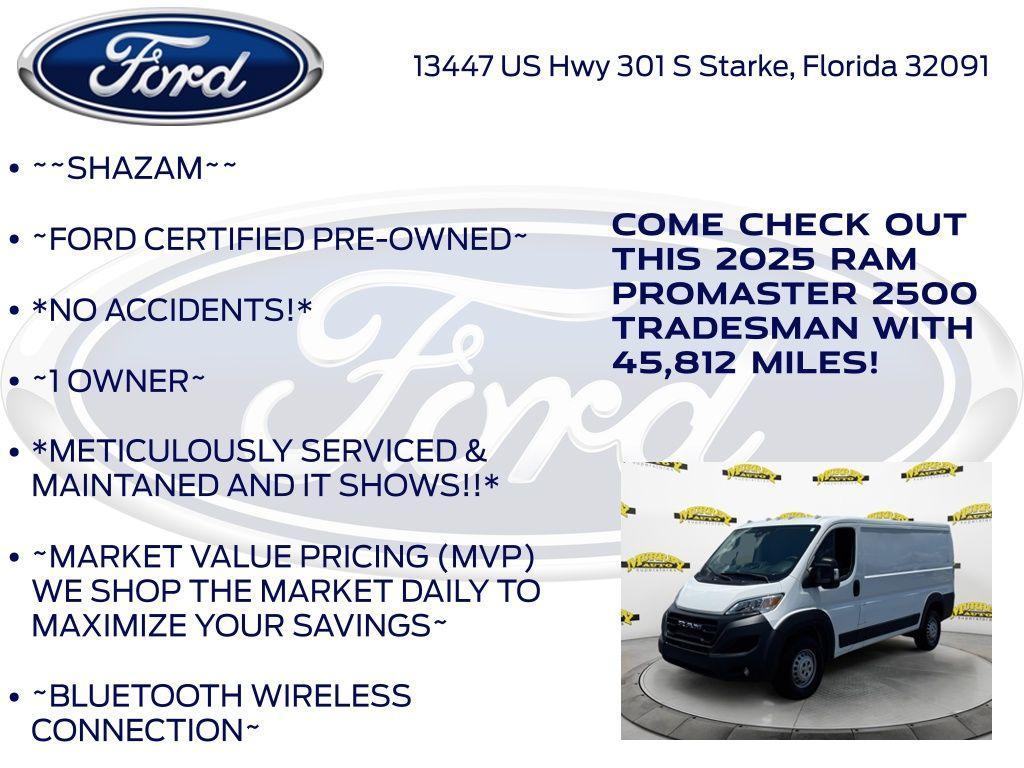 used 2025 Ram ProMaster 2500 car, priced at $34,853