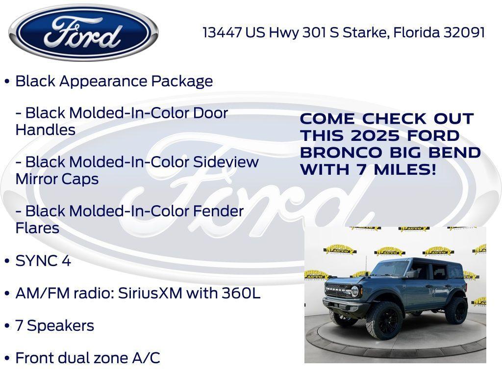 new 2025 Ford Bronco car, priced at $47,373