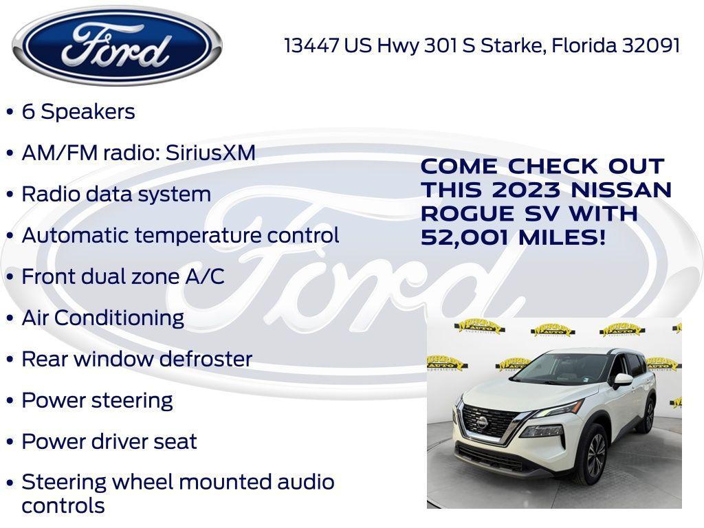 used 2023 Nissan Rogue car, priced at $20,655