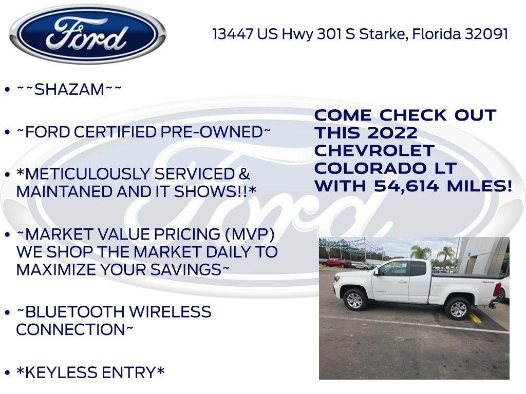 used 2022 Chevrolet Colorado car, priced at $23,129