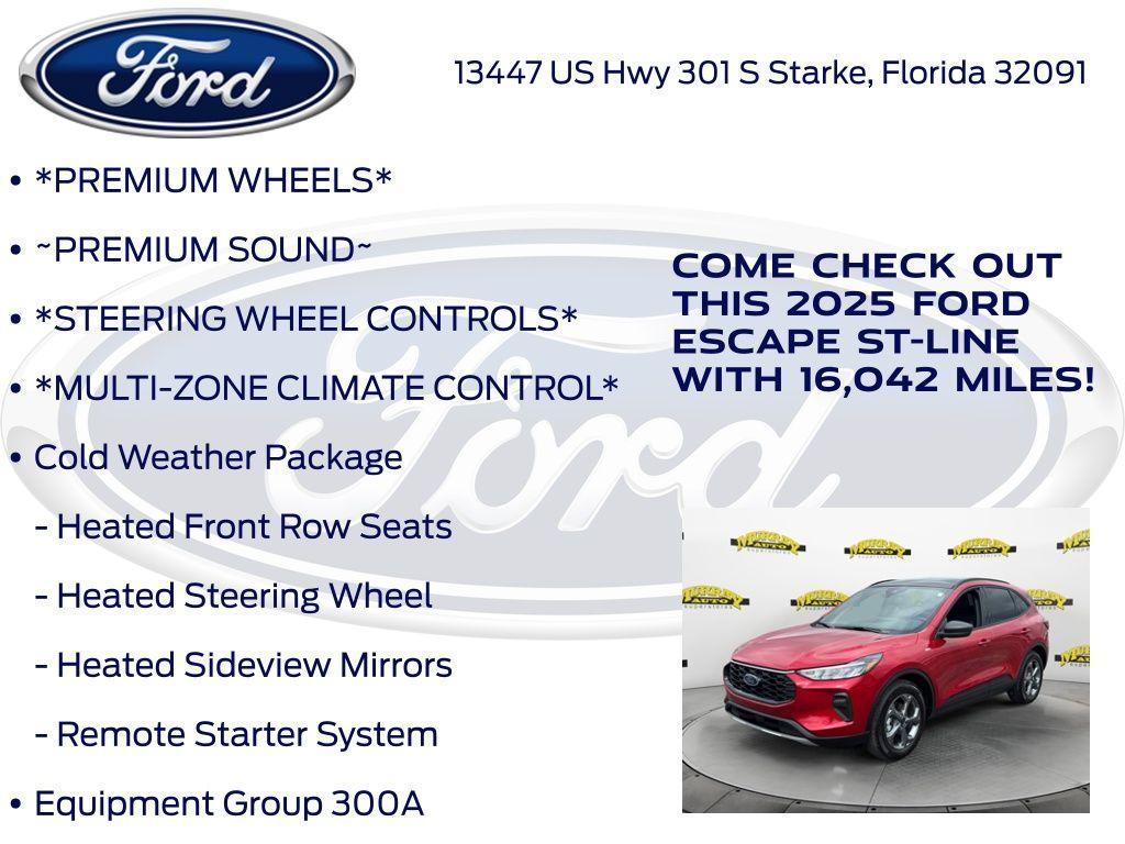 used 2025 Ford Escape car, priced at $24,489