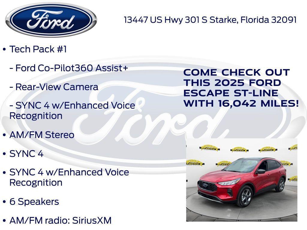 used 2025 Ford Escape car, priced at $24,489