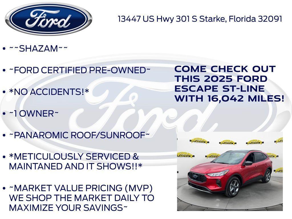 used 2025 Ford Escape car, priced at $24,489