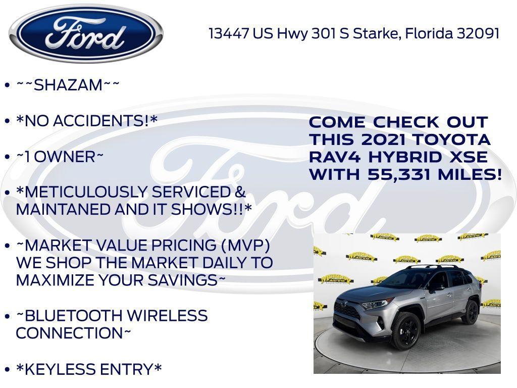 used 2021 Toyota RAV4 Hybrid car, priced at $29,429