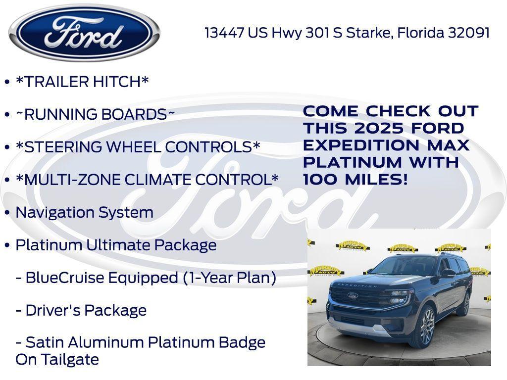 new 2025 Ford Expedition Max car, priced at $91,808