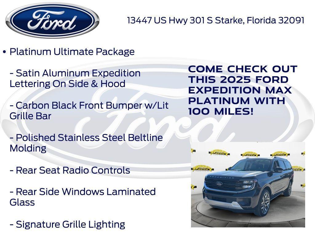 new 2025 Ford Expedition Max car, priced at $91,808
