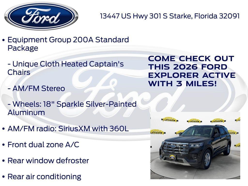 new 2026 Ford Explorer car, priced at $37,417