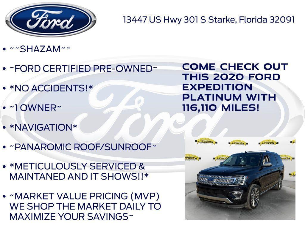 used 2020 Ford Expedition car, priced at $29,429