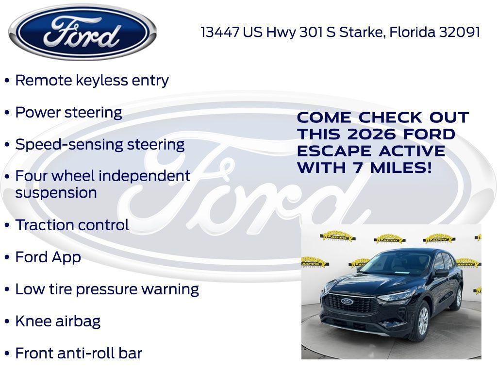 new 2026 Ford Escape car, priced at $28,596