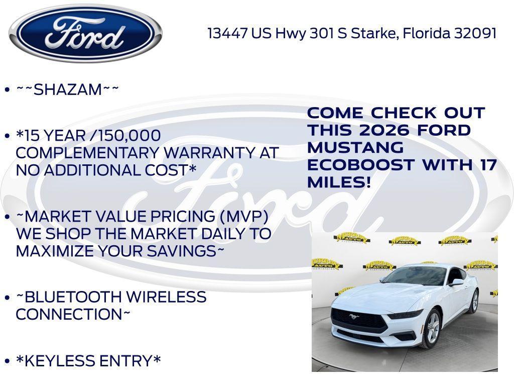 new 2026 Ford Mustang car, priced at $31,267