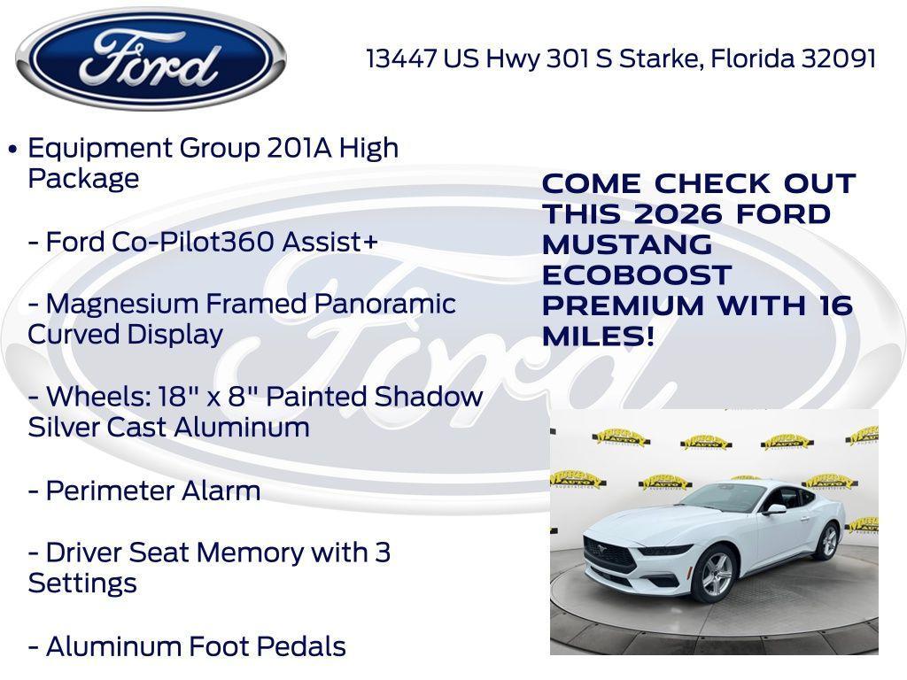 new 2026 Ford Mustang car, priced at $40,040