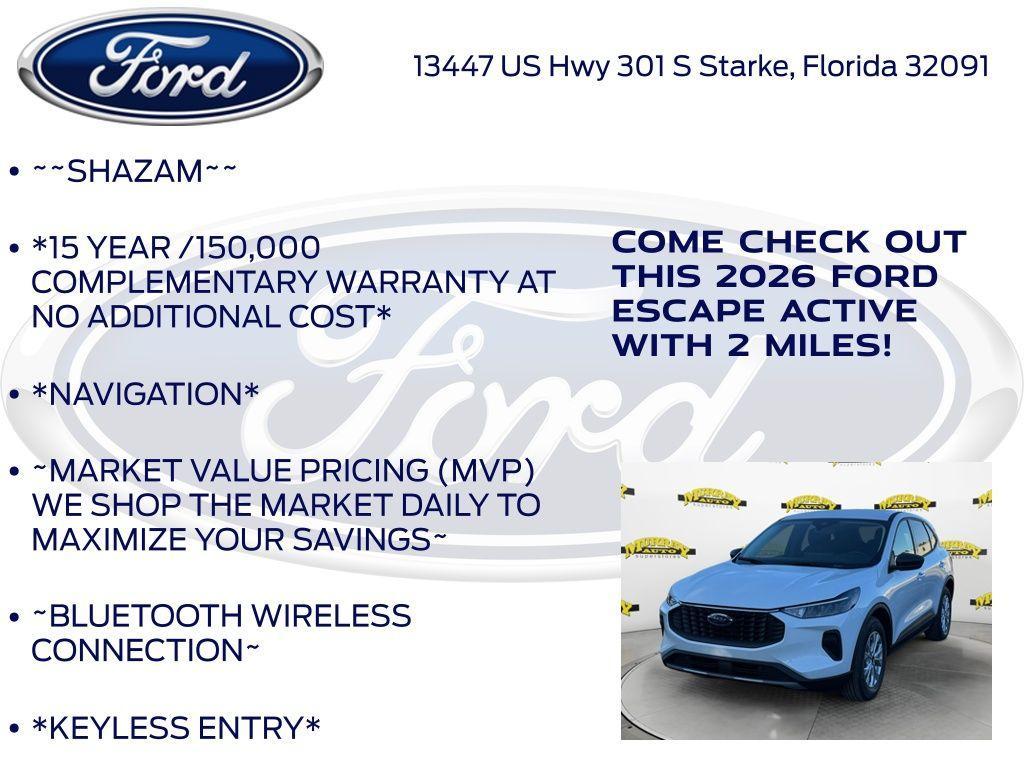 new 2026 Ford Escape car, priced at $28,643