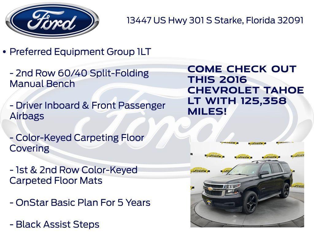 used 2016 Chevrolet Tahoe car, priced at $19,477