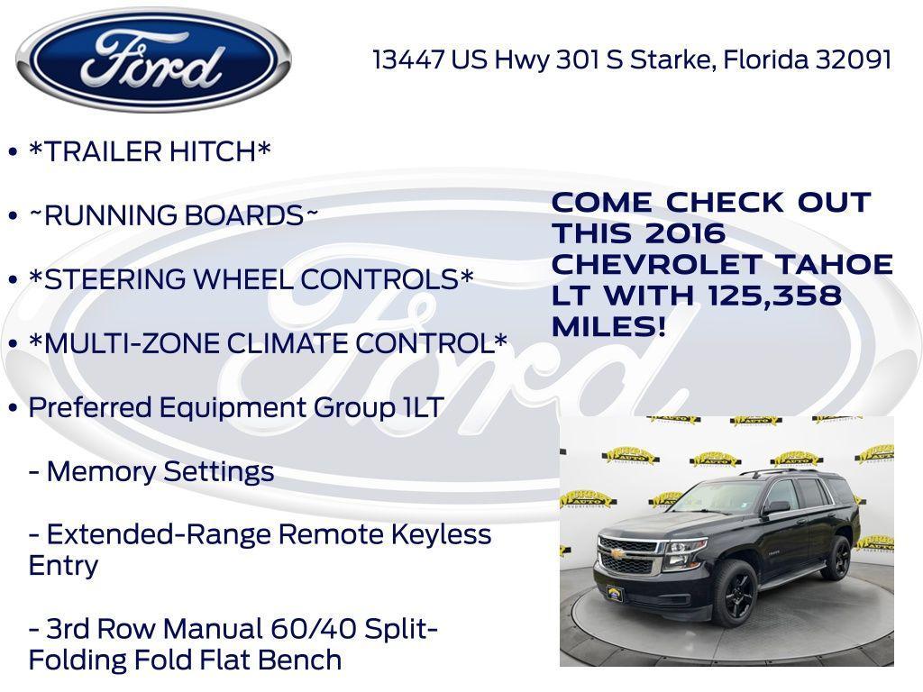 used 2016 Chevrolet Tahoe car, priced at $19,477