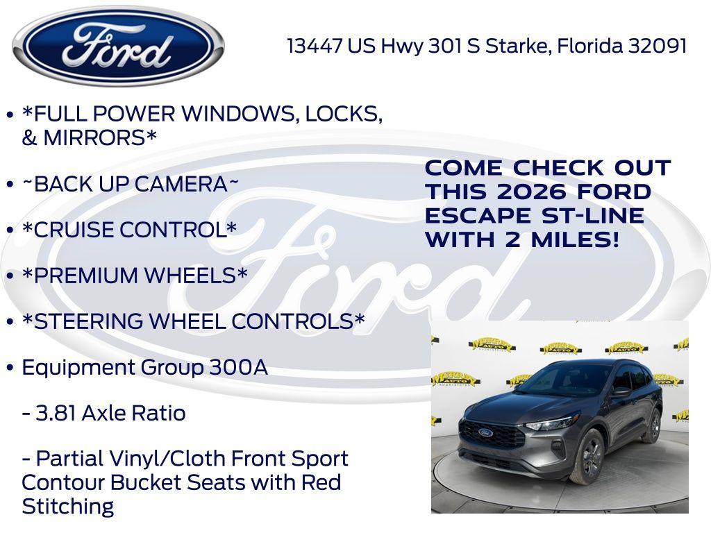 new 2026 Ford Escape car, priced at $27,907