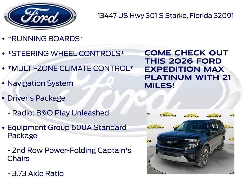 new 2026 Ford Expedition Max car, priced at $83,524