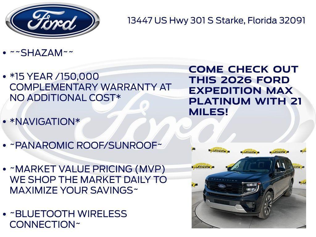 new 2026 Ford Expedition Max car, priced at $85,805