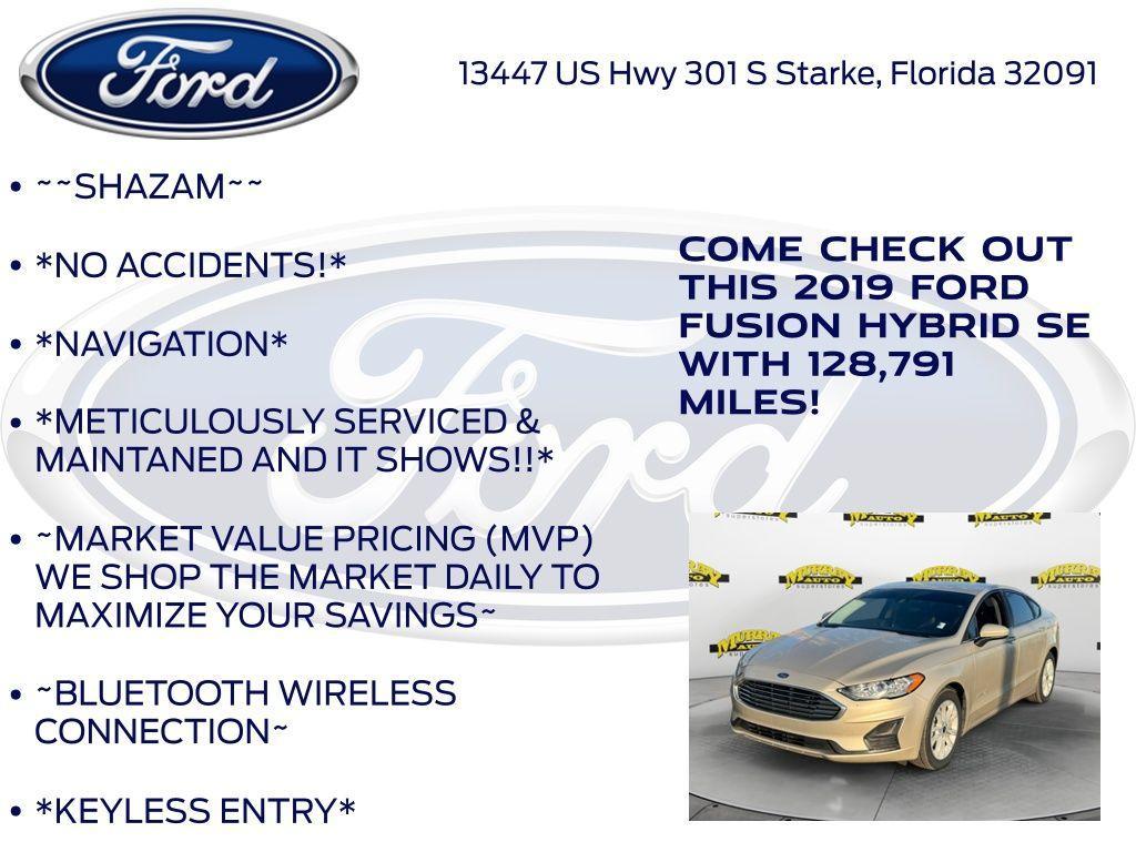 used 2019 Ford Fusion Hybrid car, priced at $8,997