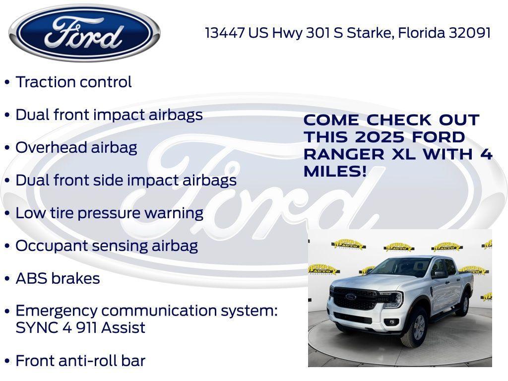 new 2025 Ford Ranger car, priced at $34,987