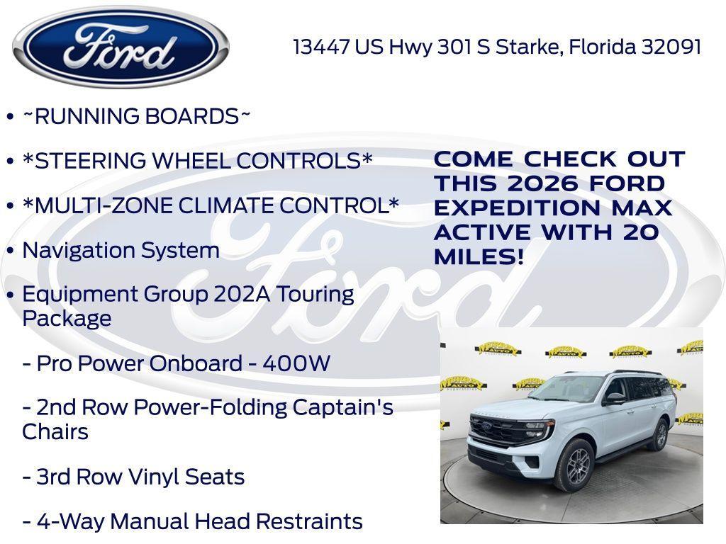 new 2026 Ford Expedition Max car, priced at $73,220