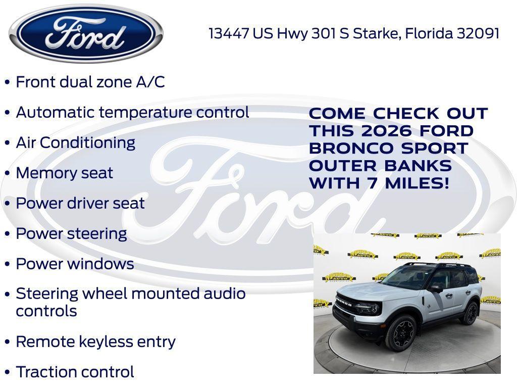 new 2026 Ford Bronco Sport car, priced at $38,597