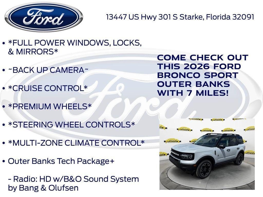 new 2026 Ford Bronco Sport car, priced at $37,099
