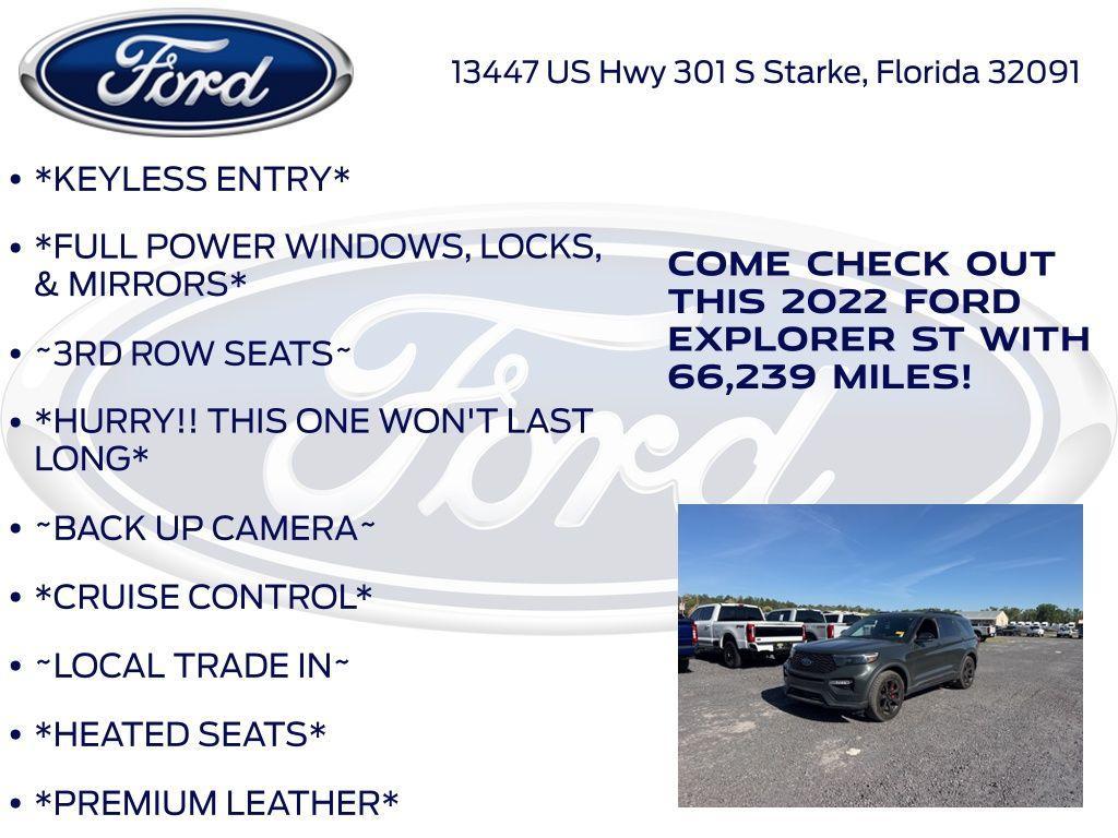 used 2022 Ford Explorer car, priced at $32,777