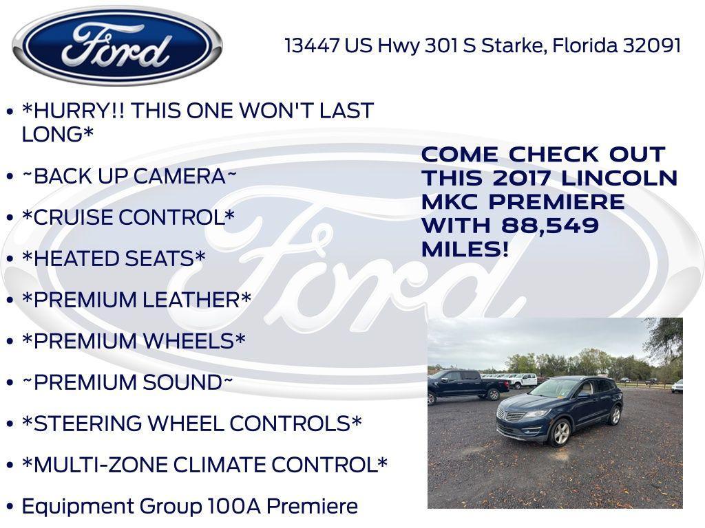 used 2017 Lincoln MKC car, priced at $11,777