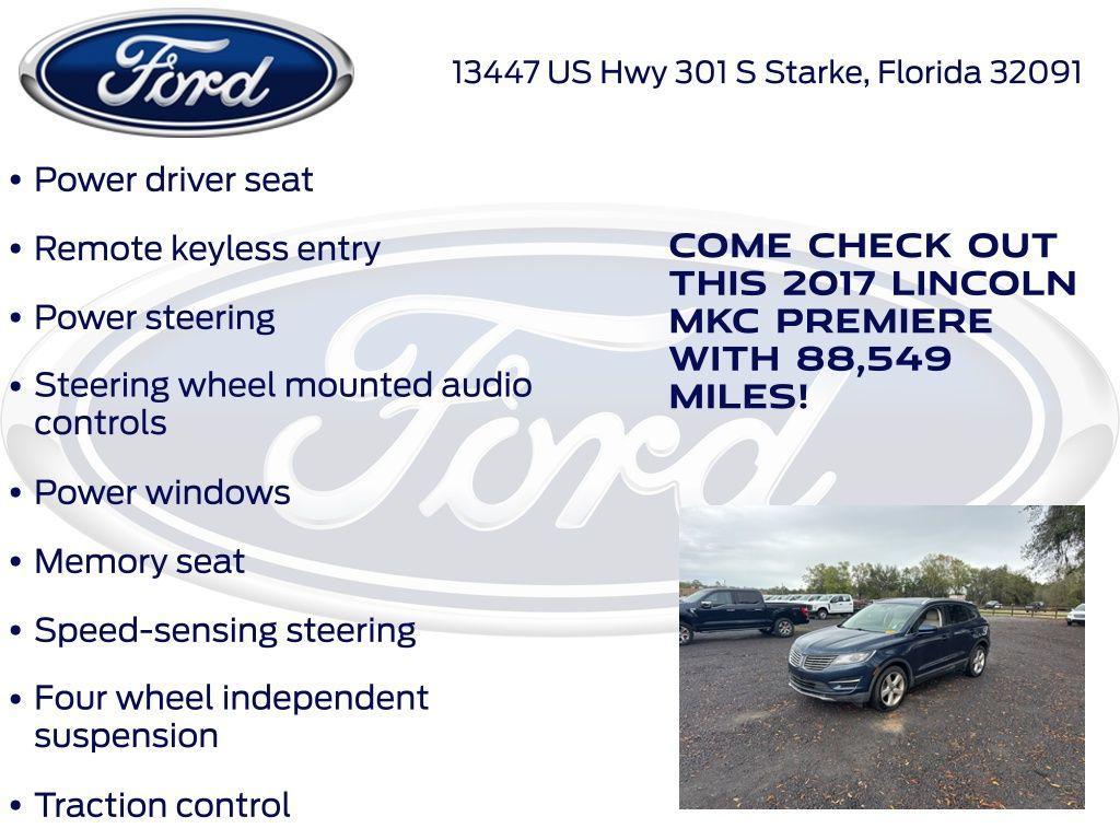 used 2017 Lincoln MKC car, priced at $11,777