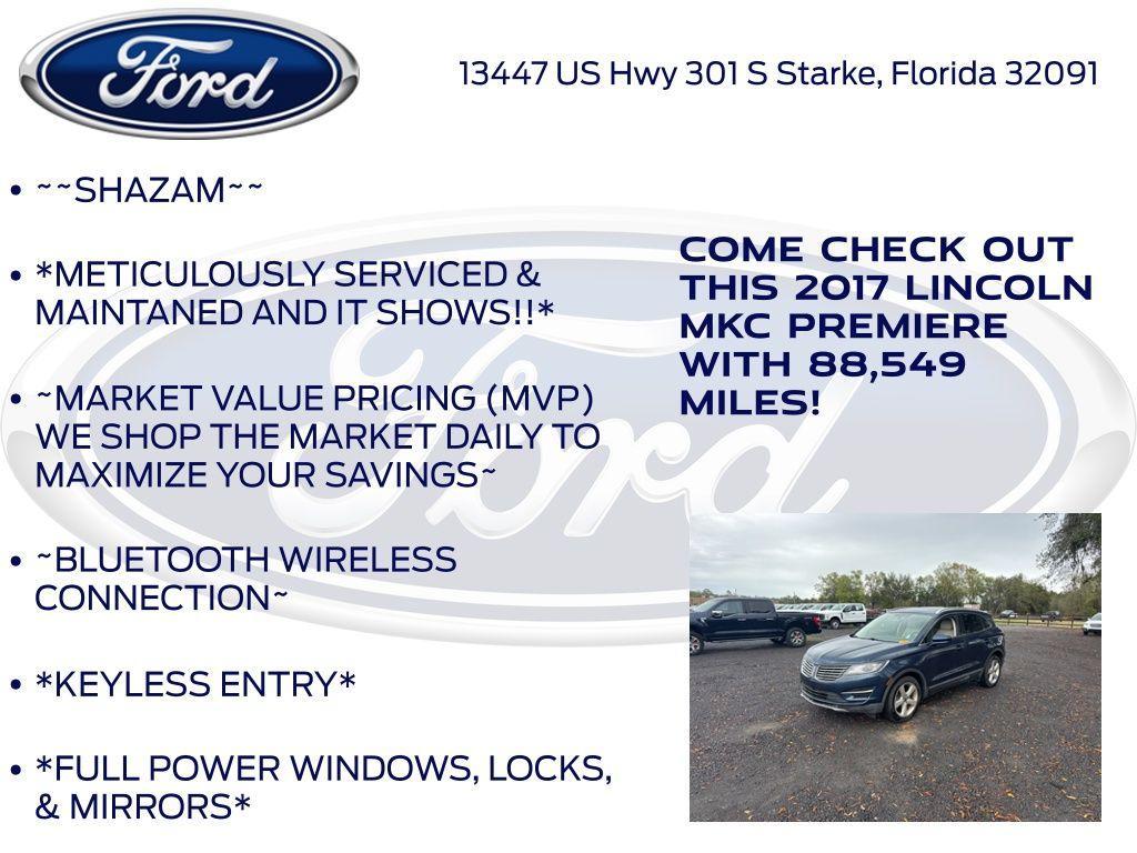used 2017 Lincoln MKC car, priced at $11,777