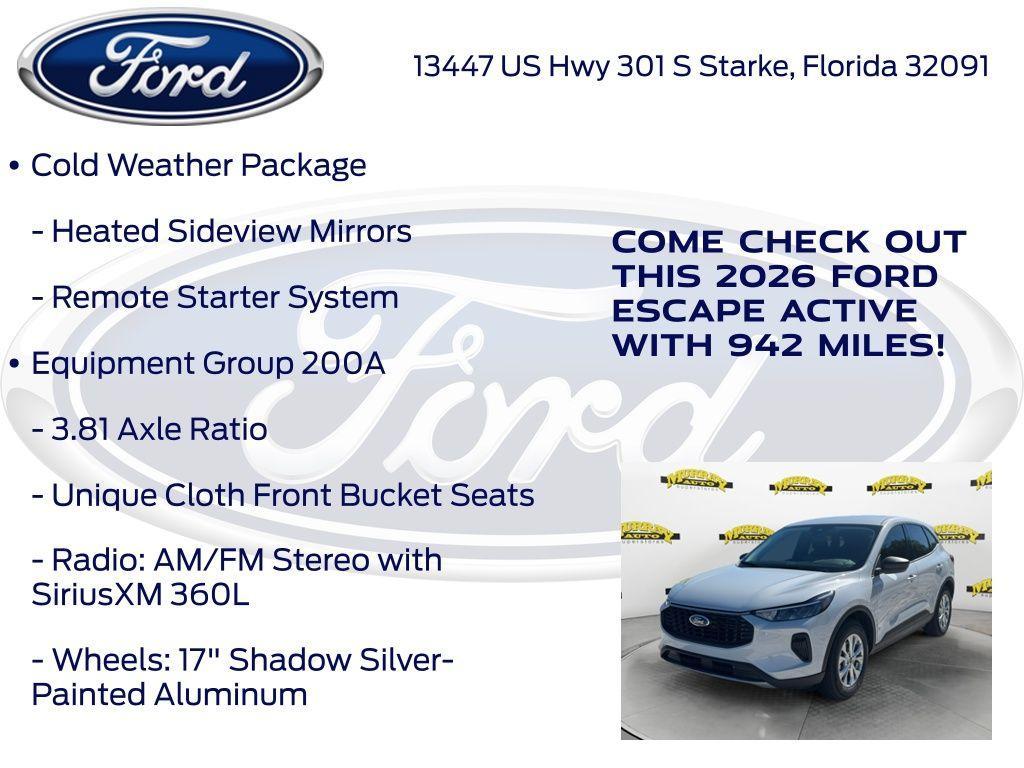 new 2026 Ford Escape car, priced at $31,219