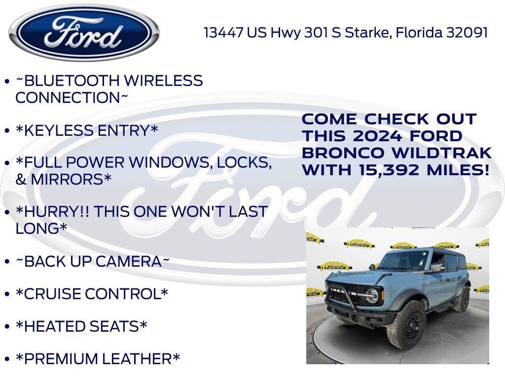 used 2024 Ford Bronco car, priced at $53,014