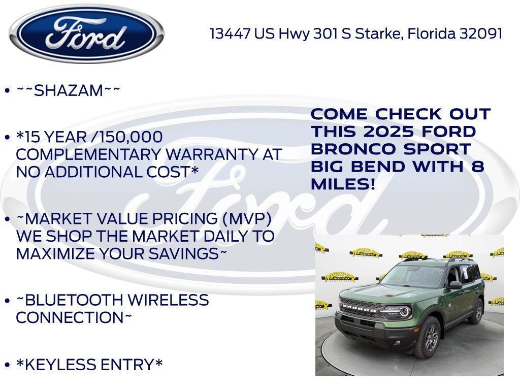 new 2025 Ford Bronco Sport car, priced at $32,219