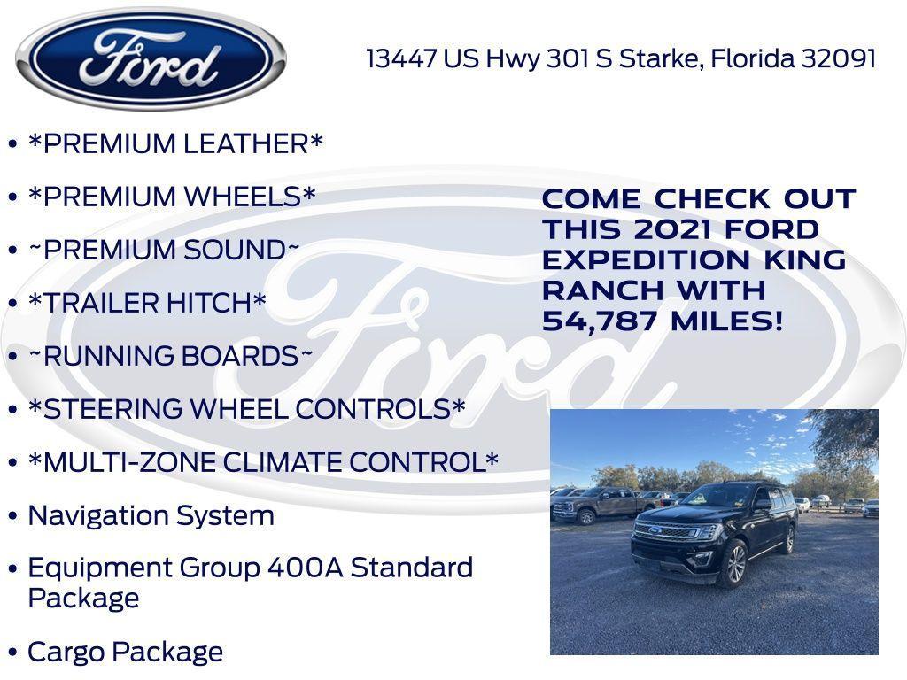 used 2021 Ford Expedition car, priced at $44,389