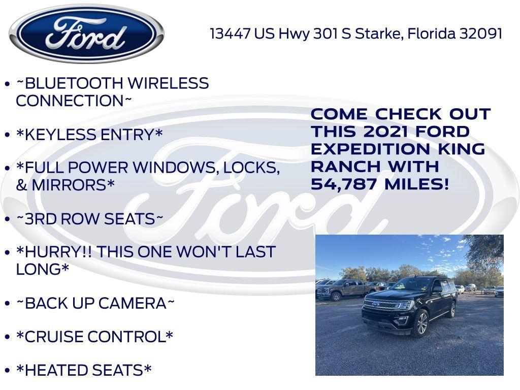 used 2021 Ford Expedition car, priced at $44,389
