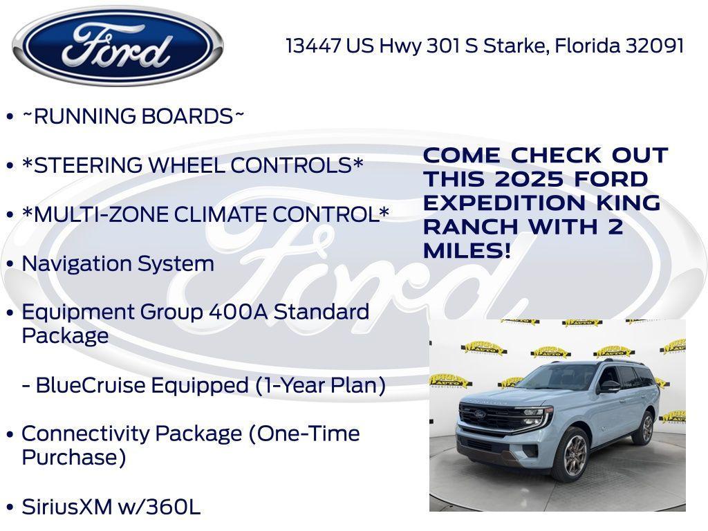 new 2025 Ford Expedition car, priced at $86,089