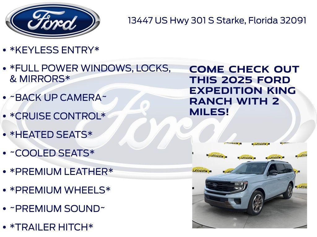 new 2025 Ford Expedition car, priced at $86,089