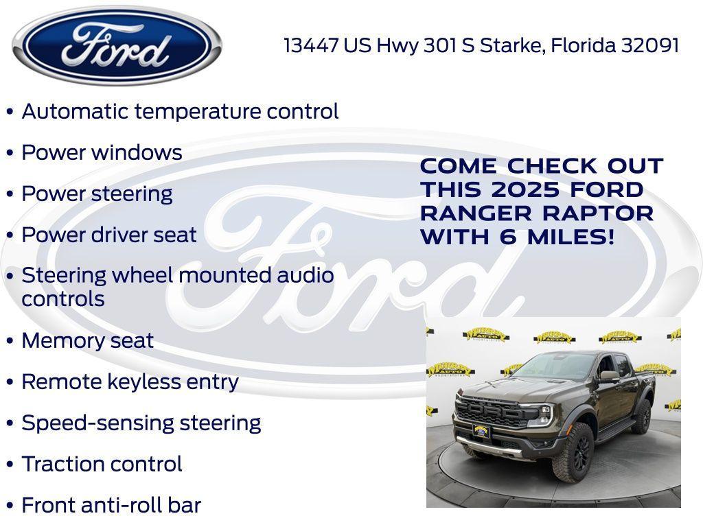 new 2025 Ford Ranger car, priced at $59,080